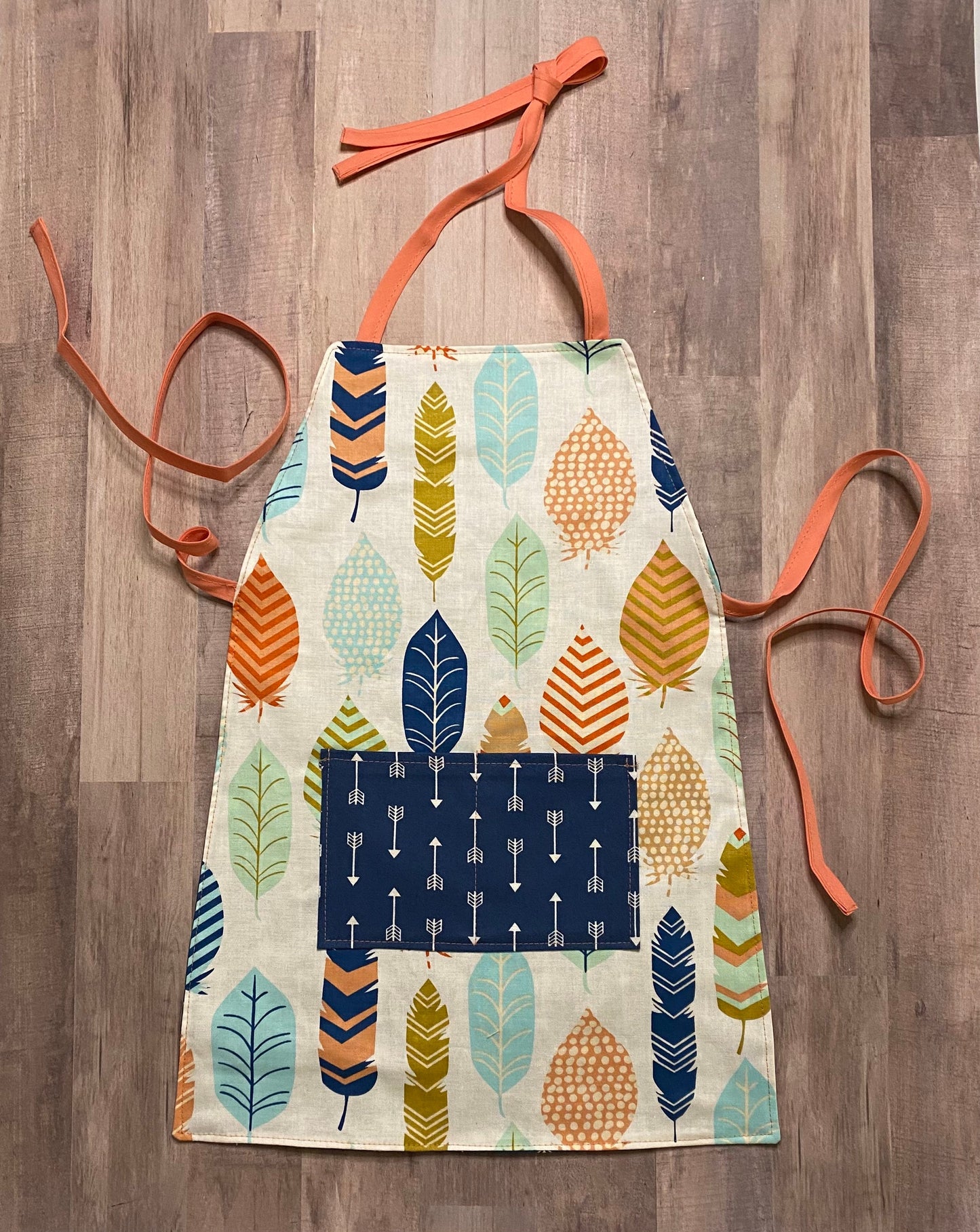 Feathers and Arrows Child Apron