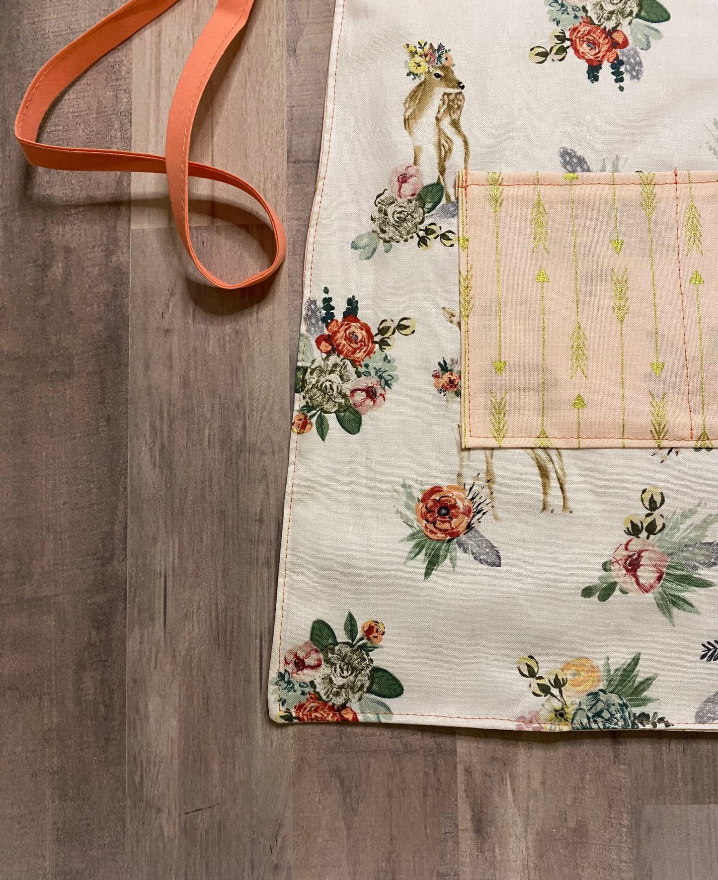 Dainty Fawn and Arrow Child Apron