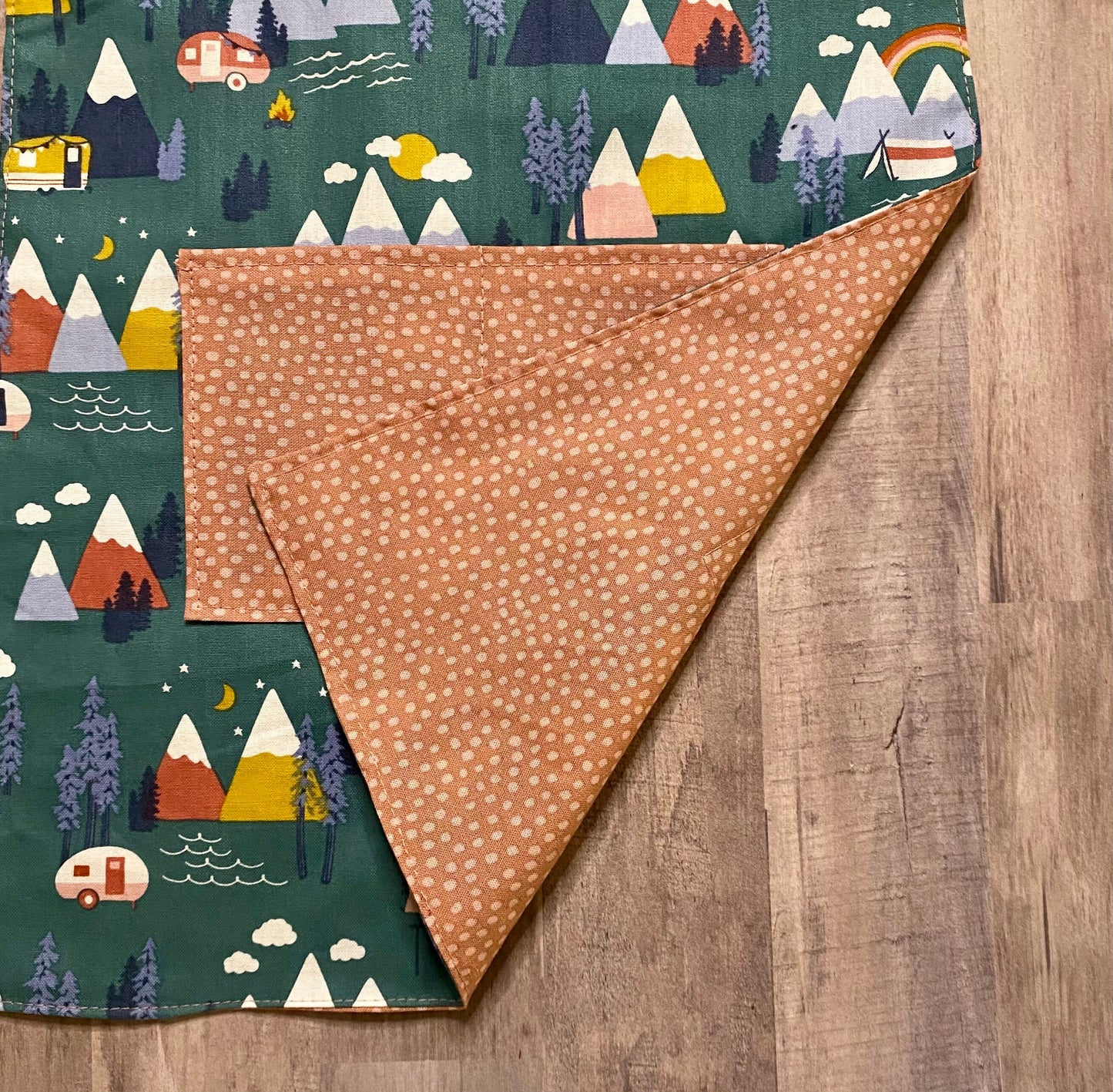 Happy Campers and Mountains Child Apron