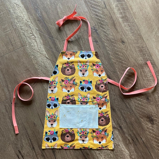 Woodland Friends Toddler Apron