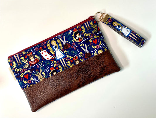 Alice in Wonderland Wristlet