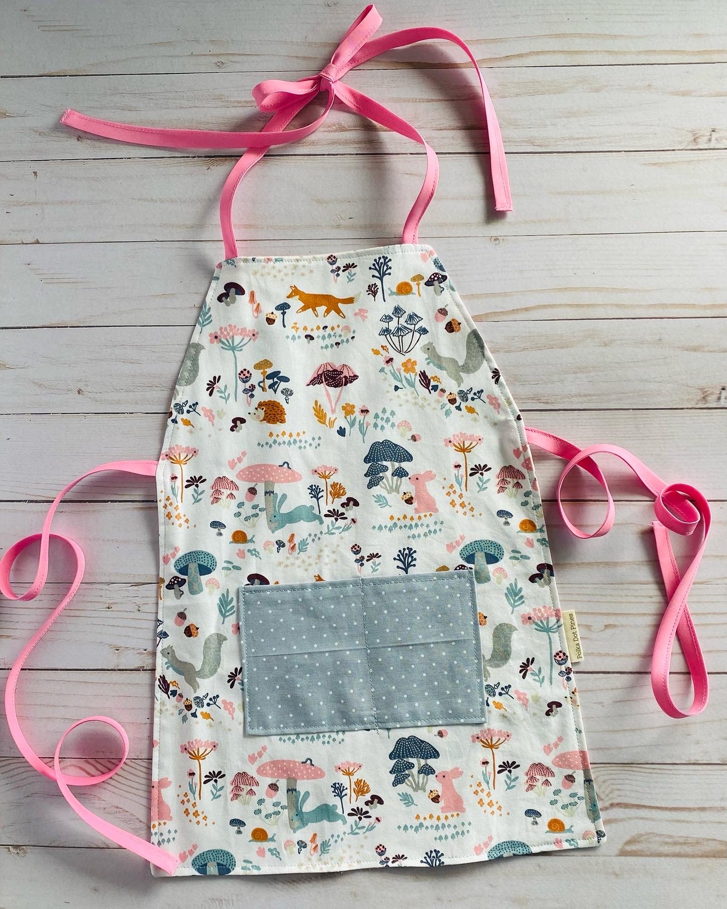 Woodland Critters Toddler Apron